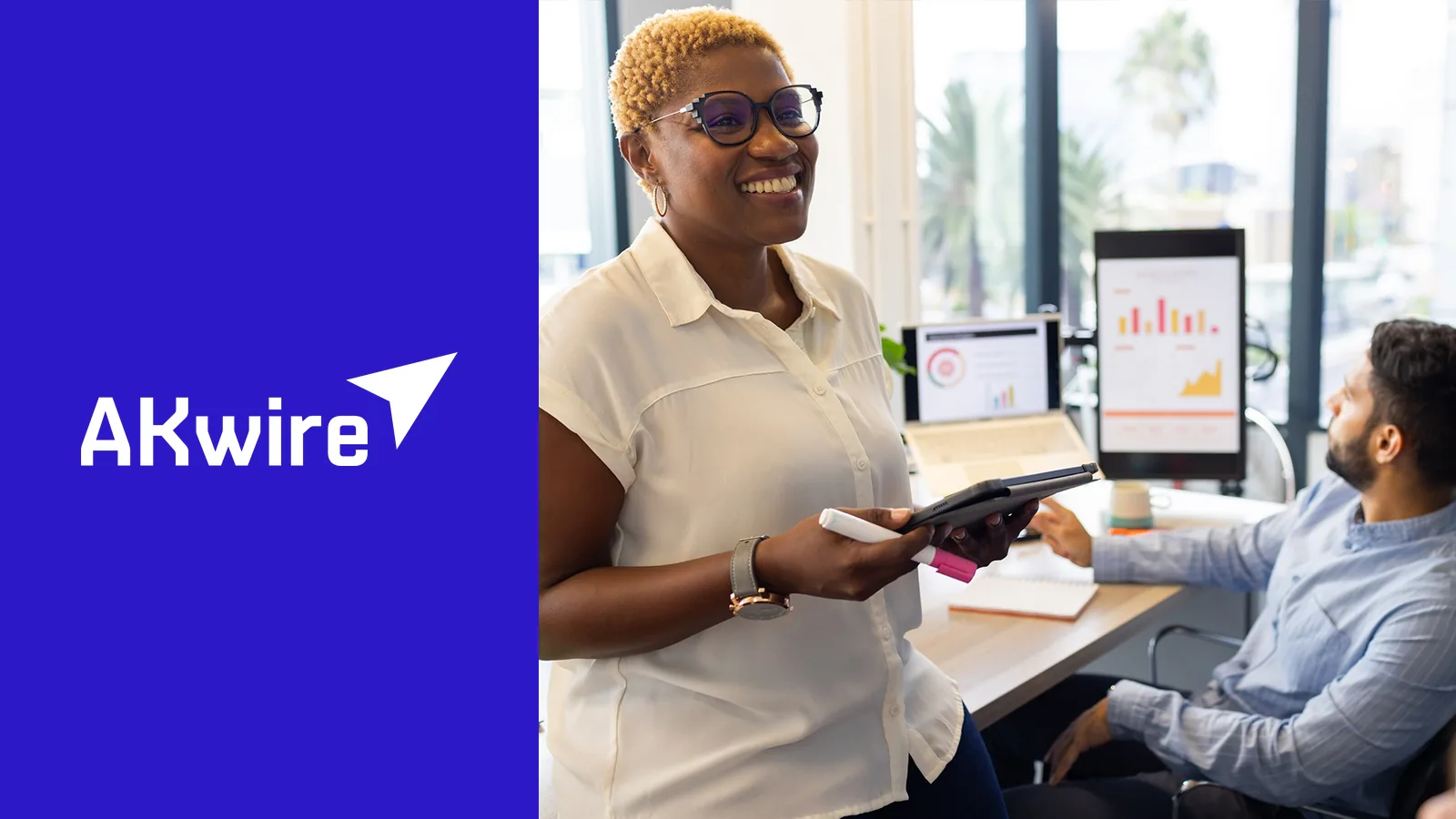 AKwire brand and project imagery