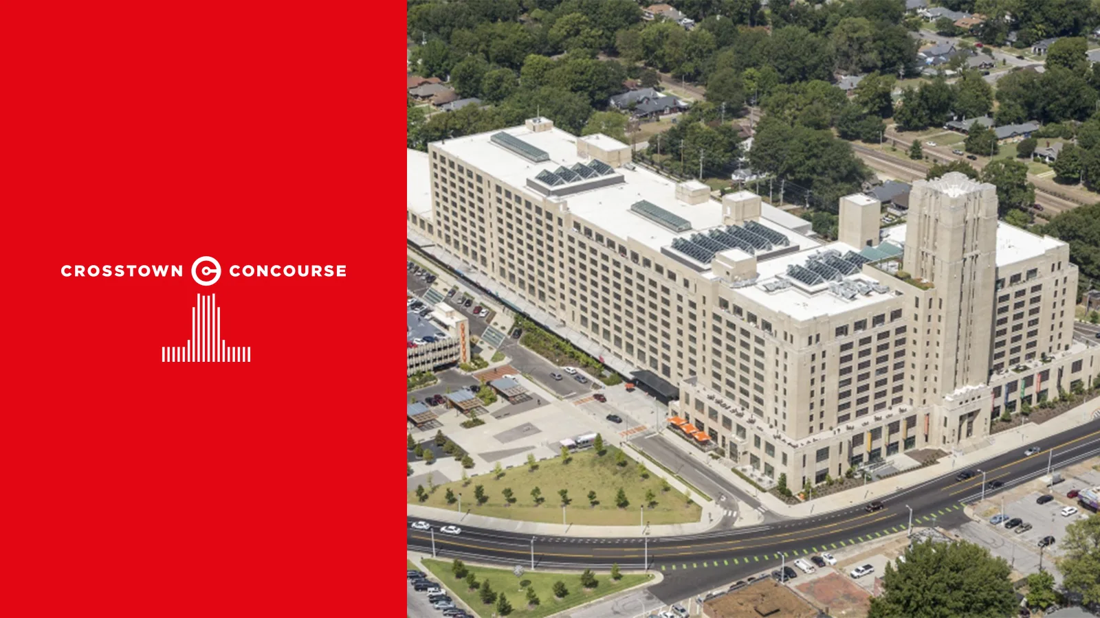 Crosstown Concourse brand and project imagery