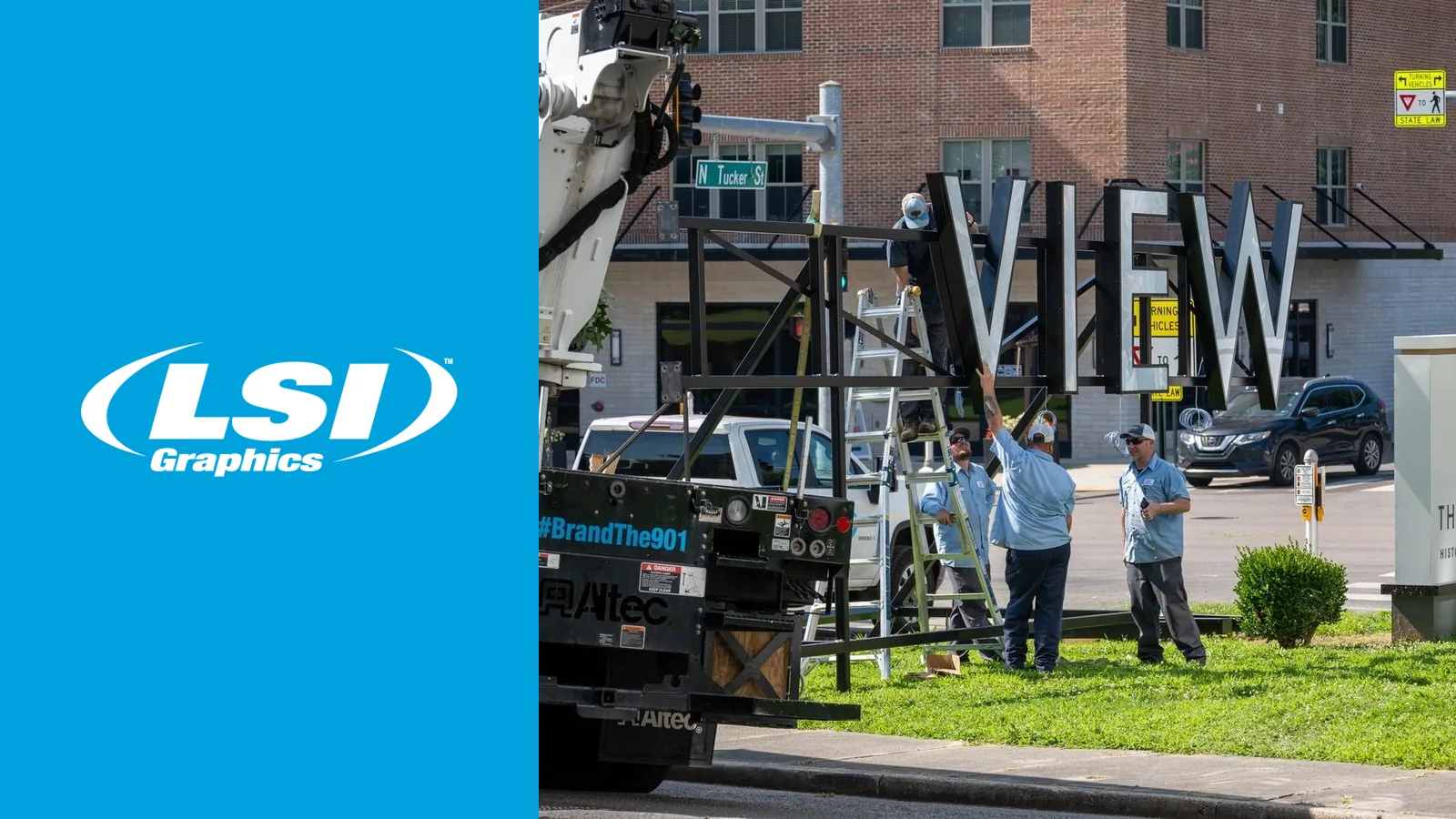 LSI Graphics brand and project imagery