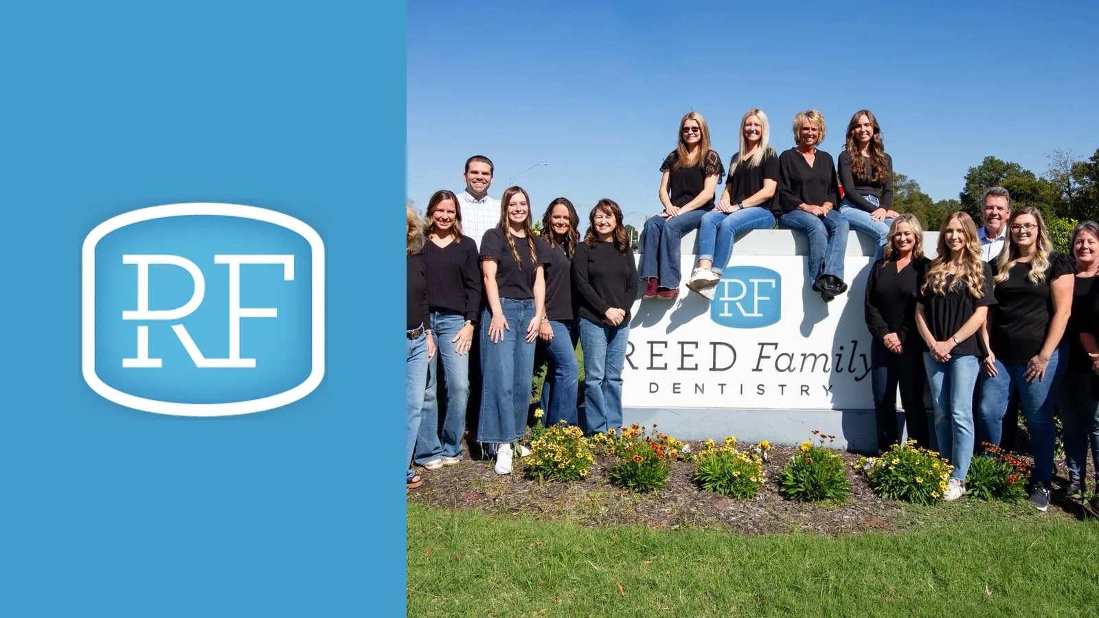 Reed Family Dentistry brand and project imagery
