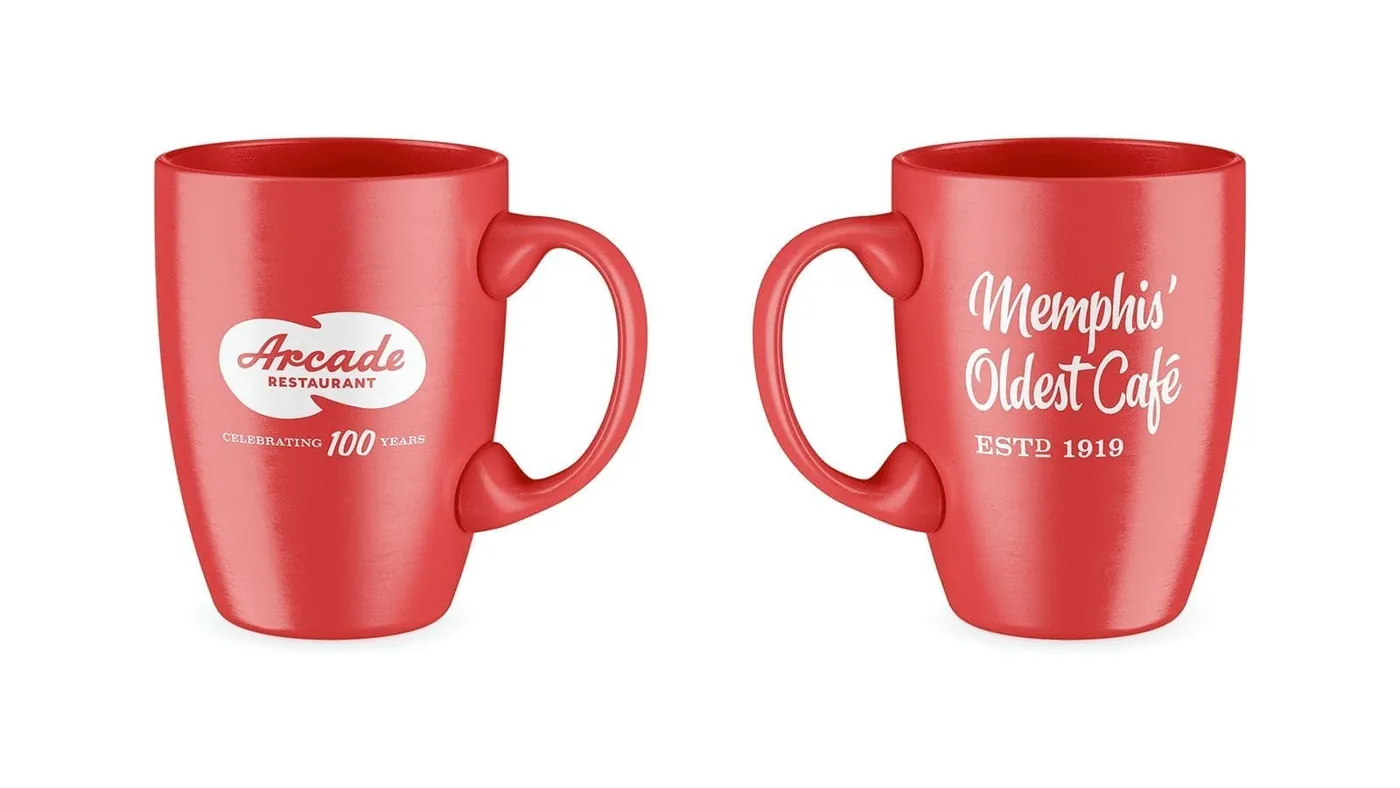 Branded coffee mugs