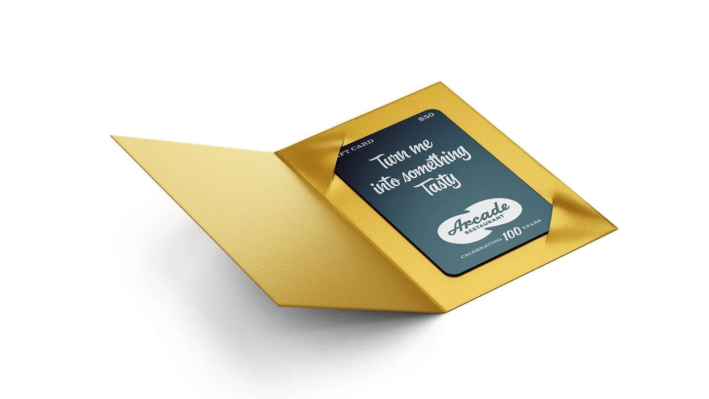 Gift card and sleeve