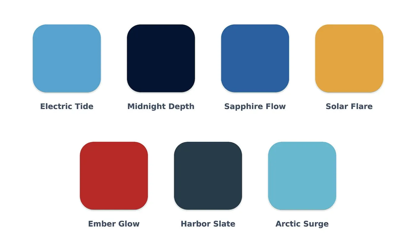 Brand color palette
