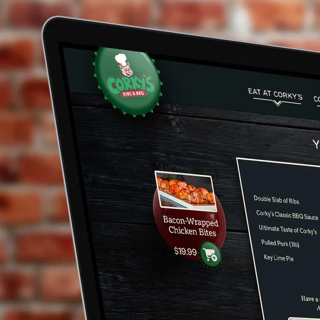 Menu item design