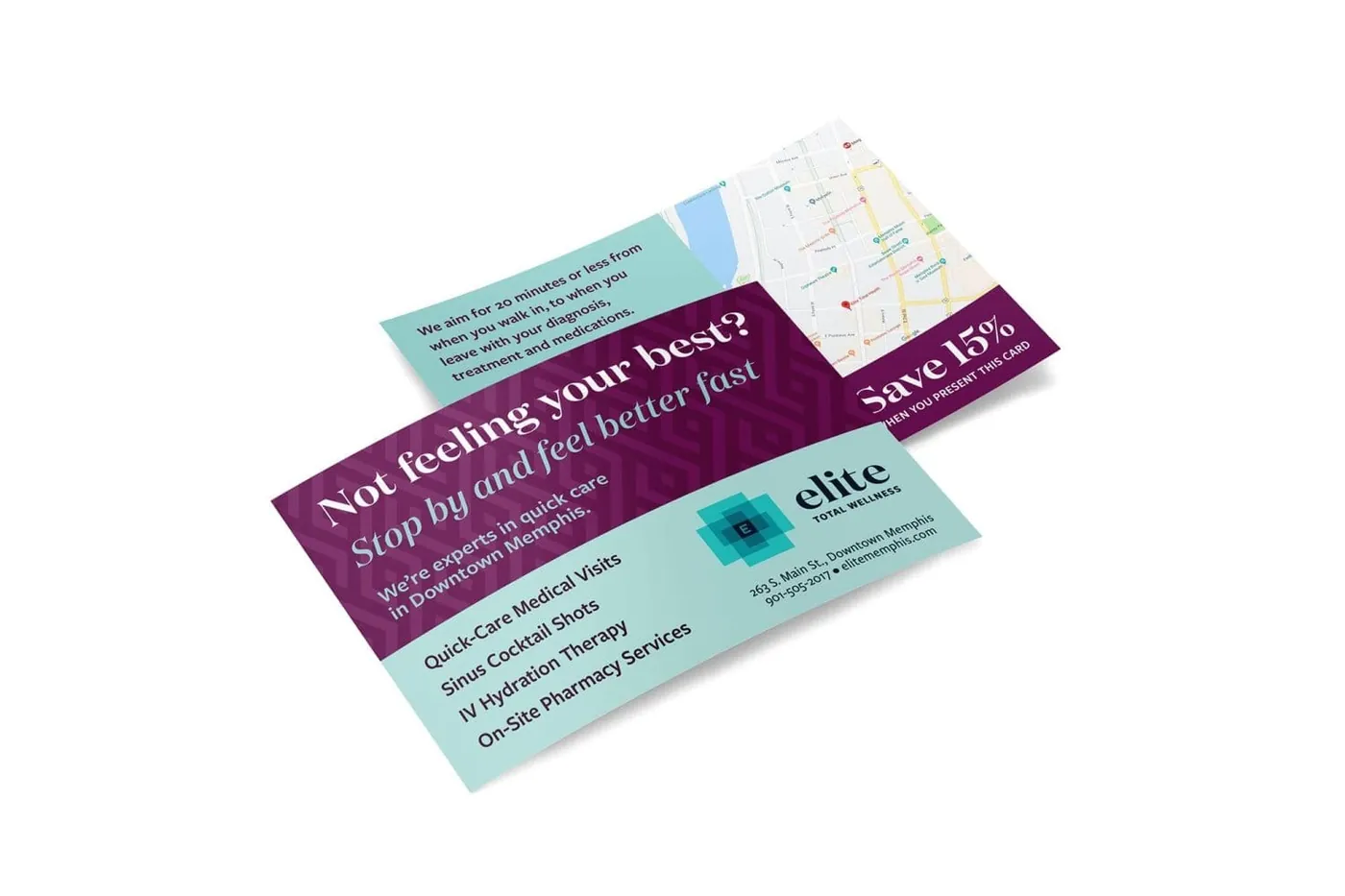 Promotional postcards