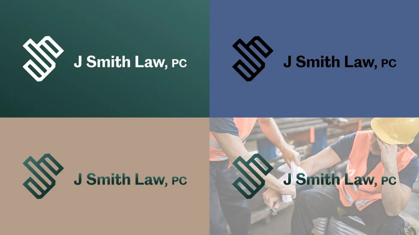 Logo lockups in the brand colors