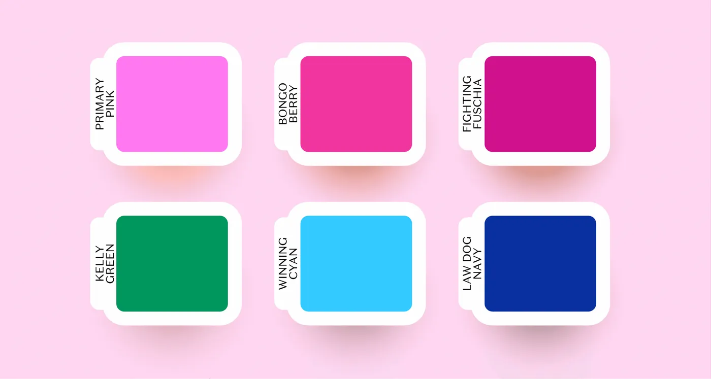 Brand color palette