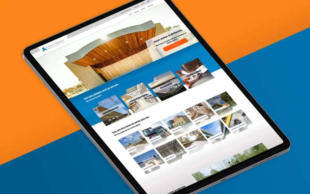 LAB Constructs a New Website for Engineering and Architecture Firm Fisher Arnold