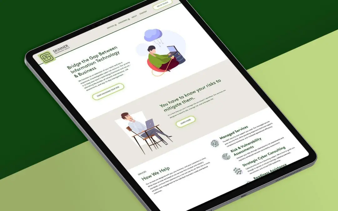 Creating a Brand and Website for New Cybersecurity Firm Skinner Technology Group