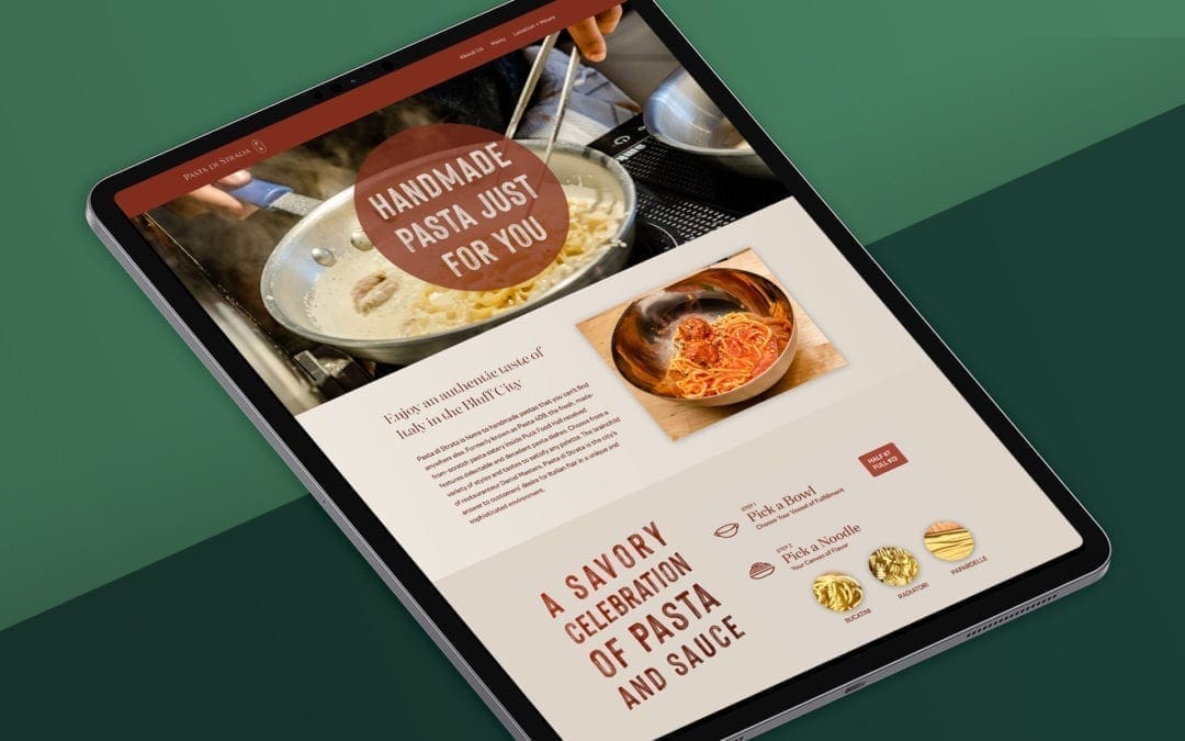 LAB serves up new website for Pasta di Strada
